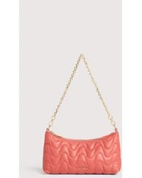 Coccinelle - Smooth Quilted Leather Minibag Aura Quilted Plectrum - Lyst