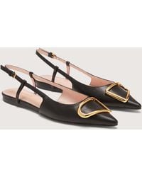 Coccinelle - Smooth Leather Slingback Ballet Flats Himma Smooth - Lyst