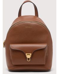 Coccinelle - Grained Leather Backpack Beat Generation Small - Lyst