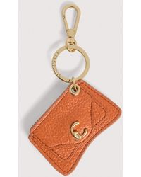 Coccinelle - Grained Leather Key Ring C-Me - Lyst