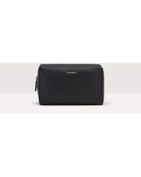 Coccinelle - Grained Leather Beauty Case Smart To Go - Lyst
