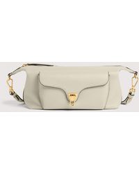 Coccinelle - Grained Leather Crossbody Bag Beat Generation Medium - Lyst