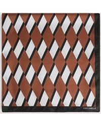 Coccinelle - Silk Foulard New Geometric Patch - Lyst