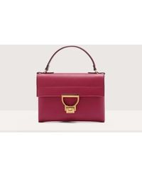 Coccinelle - Grained Leather Clutch Bag Arlettis Mini - Lyst