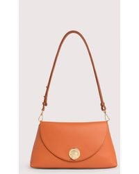 Coccinelle - Two-Sided Leather Shoulder Bag Nikla Medium - Lyst