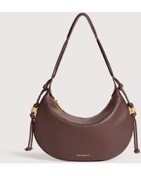 Coccinelle - Grained Leather Shoulder Bag Thess Small - Lyst