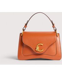 Coccinelle - Smooth Calf Leather Handbag C-Me Small - Lyst