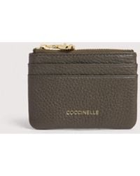 Coccinelle - Grained Leather Card Holder C-Me Small - Lyst