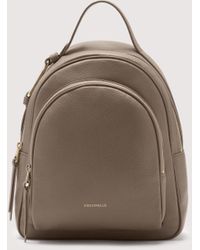 Coccinelle - Rucksack Aus Genarbtem Leder Malory Medium - Lyst