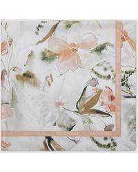 Coccinelle - Silk Foulard Water Flowers - Lyst