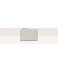 Coccinelle - Small Grained Leather Wallet Metallic Soft - Lyst