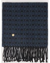 Coccinelle - Wool Blend Scarf Monogram - Lyst