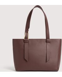 Coccinelle - Grained Leather Tote Bag Malory Medium - Lyst