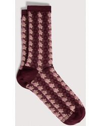 Coccinelle - Cotton-Blend Socks Floral 3D - Lyst
