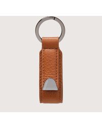 Coccinelle - Leather And Metal Key Ring Smart To Go - Lyst