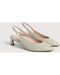 Coccinelle - Smooth Leather Slingbacks C-Look - Lyst