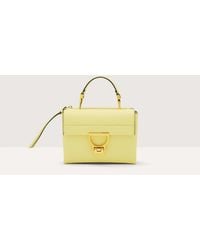 Coccinelle - Henkeltasche Aus Genarbtem Leder Arlettis Small - Lyst