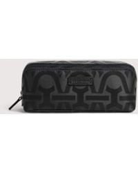 Coccinelle - Nylon Monogram Fabric Make-Up Bag Smart To Go Monogram Nylon - Lyst