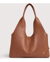 Coccinelle - Grained Leather Tote Bag Nell Large - Lyst