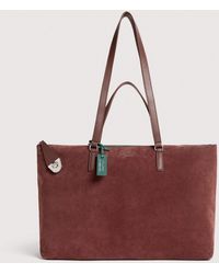 Coccinelle - Suede Handbag Smart To Go Beat Generation Large - Lyst