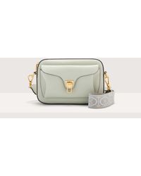 Coccinelle - Grained Leather Crossbody Bag Beat Soft Ribbon Small - Lyst
