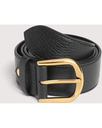 Coccinelle - Grained Leather Belt Erika - Lyst