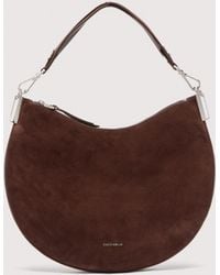 Coccinelle - Schultertasche Aus Wildleder Sunup Suede Medium - Lyst