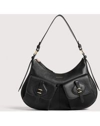 Coccinelle - Grained Leather Shoulder Bag Mavery Pocket Medium - Lyst