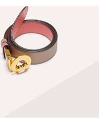 Coccinelle - Grained Leather Belt Binxie - Lyst