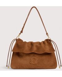 Coccinelle - Suede Shoulder Bag Lidia Medium - Lyst