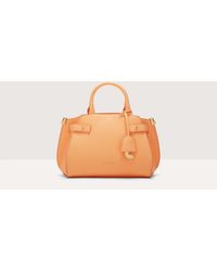 Coccinelle - Grained Leather Handbag Klichè Small - Lyst