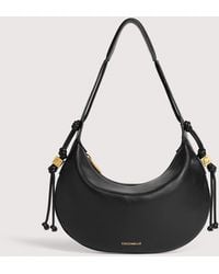 Coccinelle - Grained Leather Shoulder Bag Thess Small - Lyst