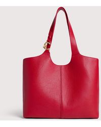 Coccinelle - Grained Leather Tote Bag C-Easy Large - Lyst