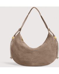 Coccinelle - Suede Shoulder Bag Thess Medium - Lyst