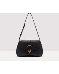 Coccinelle - Grained Leather Shoulder Bag Himma Medium - Lyst