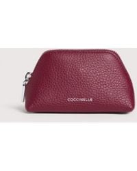 Coccinelle - Necessaire Aus Genarbtem Leder Helga - Lyst