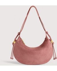 Coccinelle - Suede Shoulder Bag Thess Small - Lyst