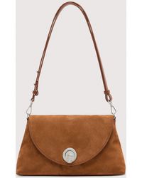 Coccinelle - Suede Shoulder Bag Nikla Medium - Lyst