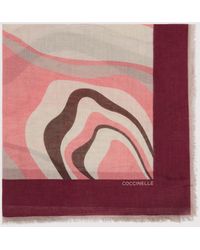 Coccinelle - Wool And Viscose Shawl Stone Layers - Lyst