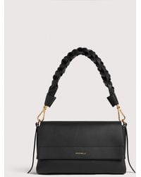 Coccinelle - Two-Sided Leather Shoulder Bag Boheme Grana Double Small - Lyst