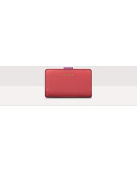 Coccinelle - Medium Grained Leather Wallet Metallic Tricolor - Lyst