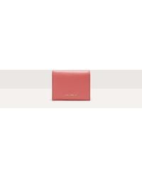 Coccinelle - Medium Grained Leather Wallet Metallic Soft - Lyst