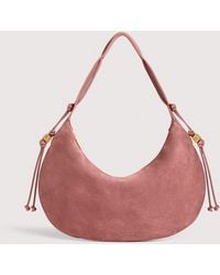 Coccinelle - Suede Shoulder Bag Thess Medium - Lyst