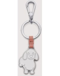 Coccinelle Basic Metal Nickel Key Chains & Charms_ - White