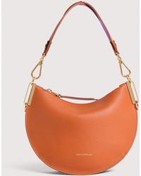 Coccinelle - Two-Sided Leather Shoulder Bag Sunup Small - Lyst