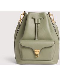 Coccinelle - Beuteltasche Aus Genarbtem Leder Beat Generation Medium - Lyst