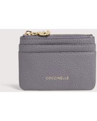 Coccinelle - Grained Leather Card Holder C-Me Small - Lyst