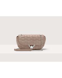 Coccinelle - Smooth Quilted Leather Crossbody Bag Dew Matelassè Medium - Lyst