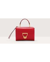 Coccinelle - Grained Leather Handbag Arlettis Small - Lyst