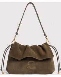 Coccinelle - Suede Shoulder Bag Lidia Small - Lyst